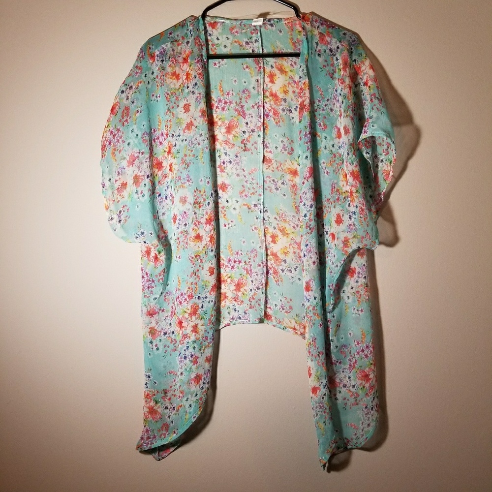 Spring Summer Floral Cardigan